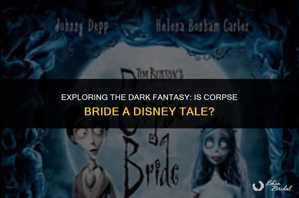 is corpse bride on disney