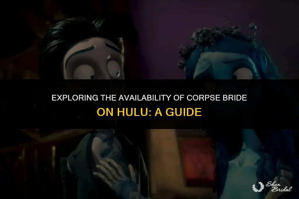 is corpse bride on hulu