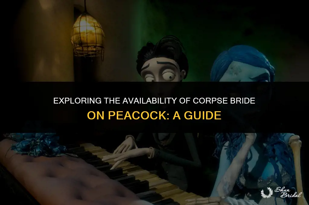 is corpse bride on peacock