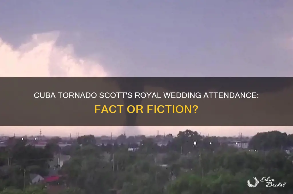 is cuba tornado scott going to the royal wedding