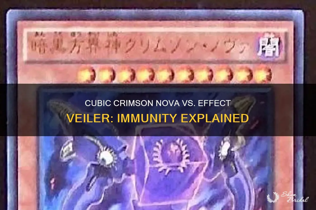 is cubic crimson nova immune to effect veiler