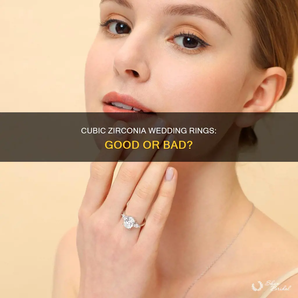 is cubic zirconia good for a wedding ring