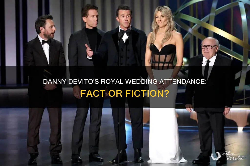 is danny devito going to the royal wedding