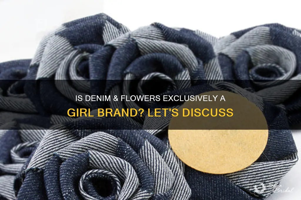 is denim and flower a girl brand