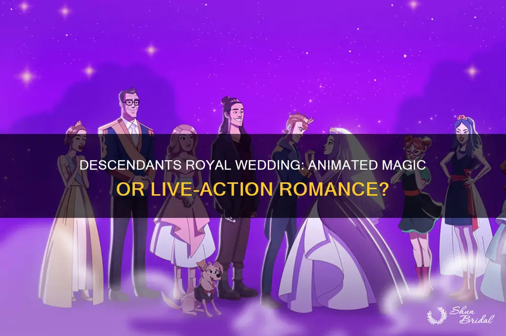 is descendants royal wedding animated