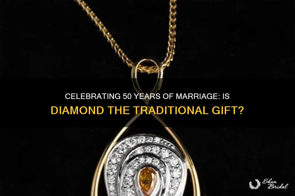 is diamond the 50th wedding anniversary