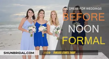 Daytime Wedding Attire: Formal or Casual?