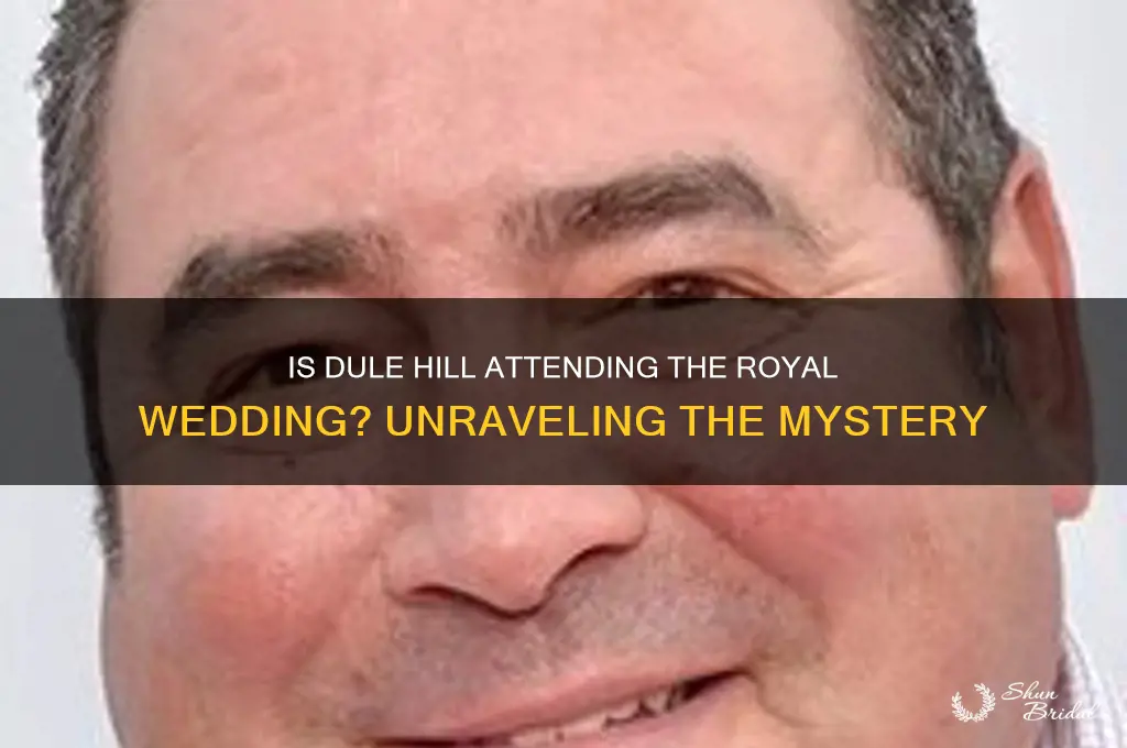 is dule hill at the royal wedding
