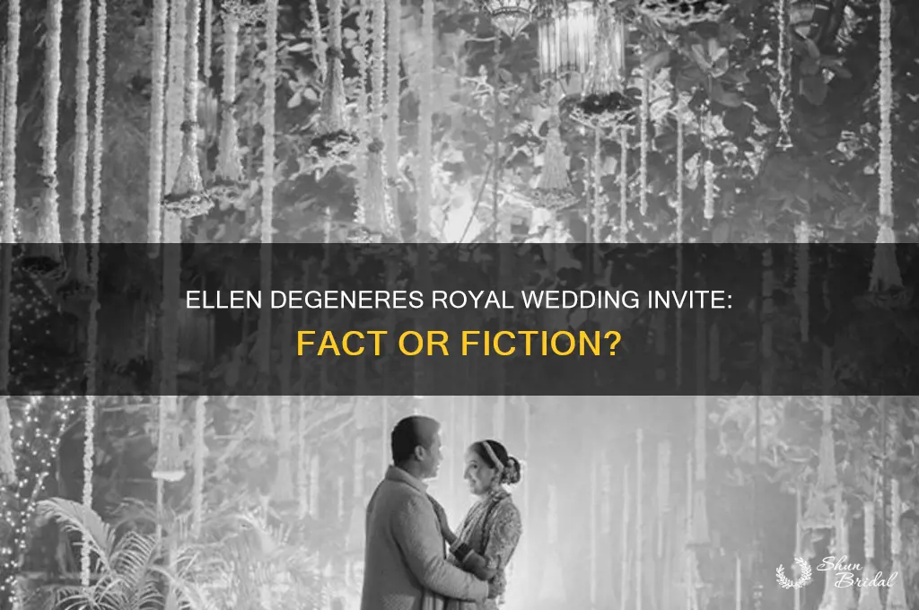 is ellen degeneres going to the royal wedding