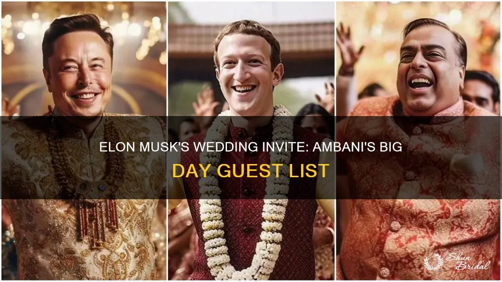 is elon musk invited to ambani wedding