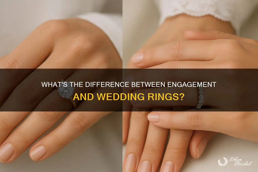 is engagement ring and wedding ring different