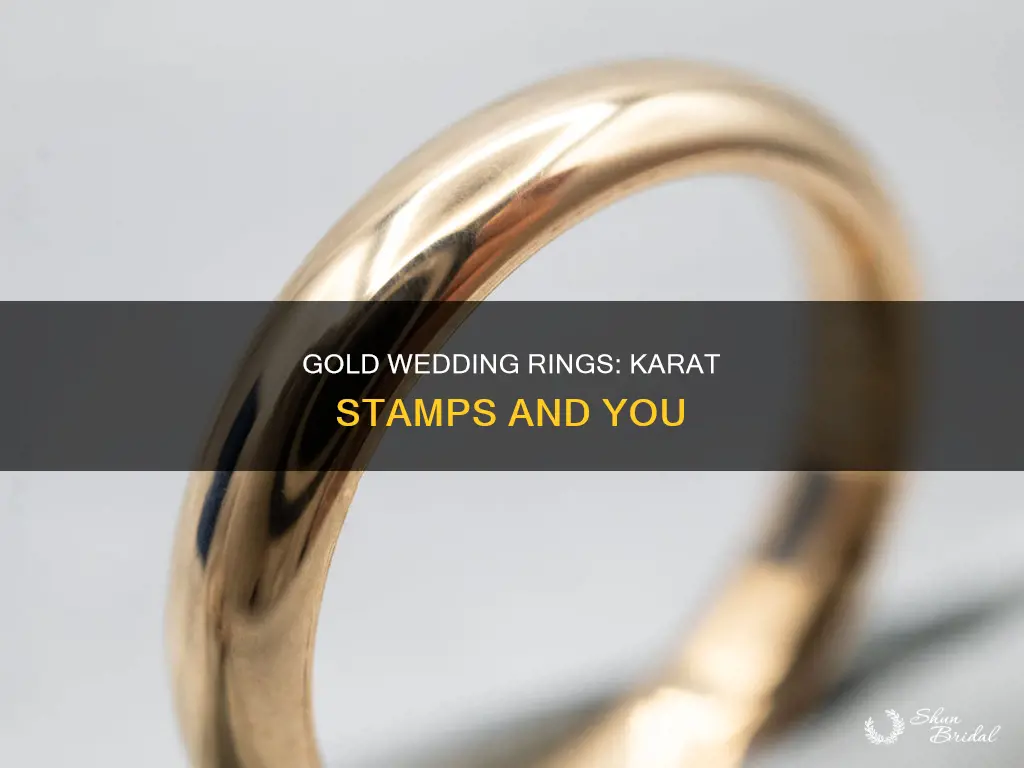 is every gold wedding ring stamped with the karats