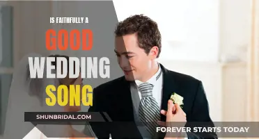 Faithfully": A Timeless Wedding Song Choic