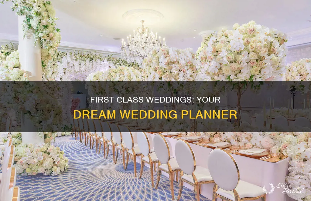 is first class wedding a wedding planner