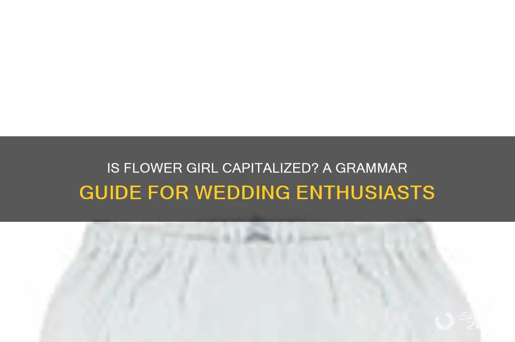is flower girl capitalized