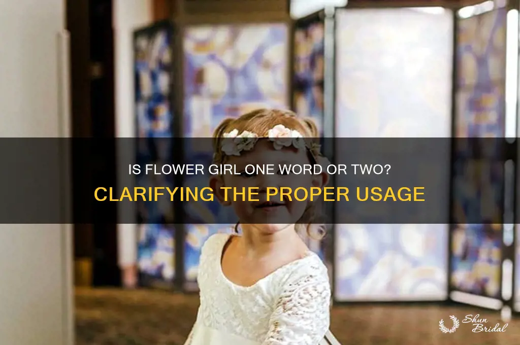 is flower girl one or two words