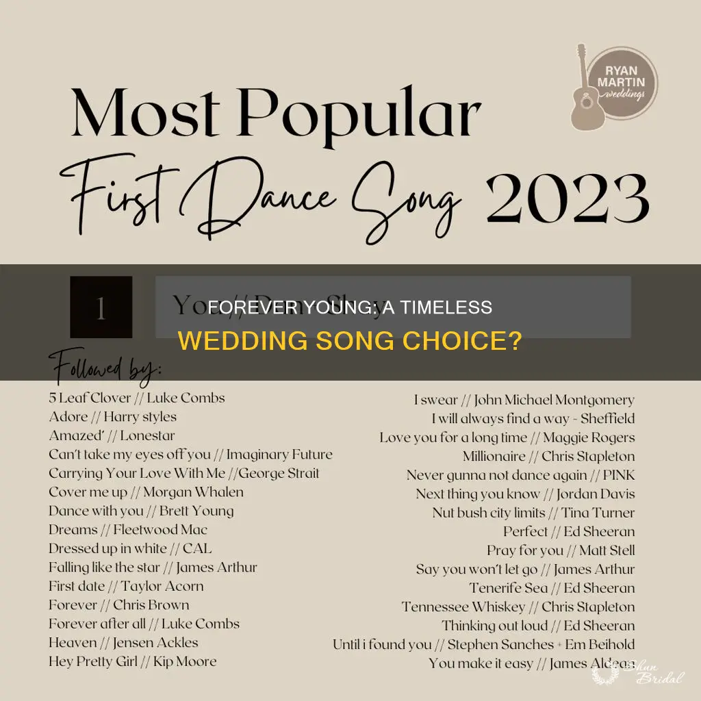 is forever young a good wedding song