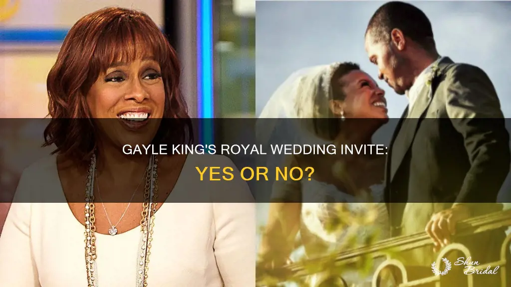 is gayle king invited to the royal wedding