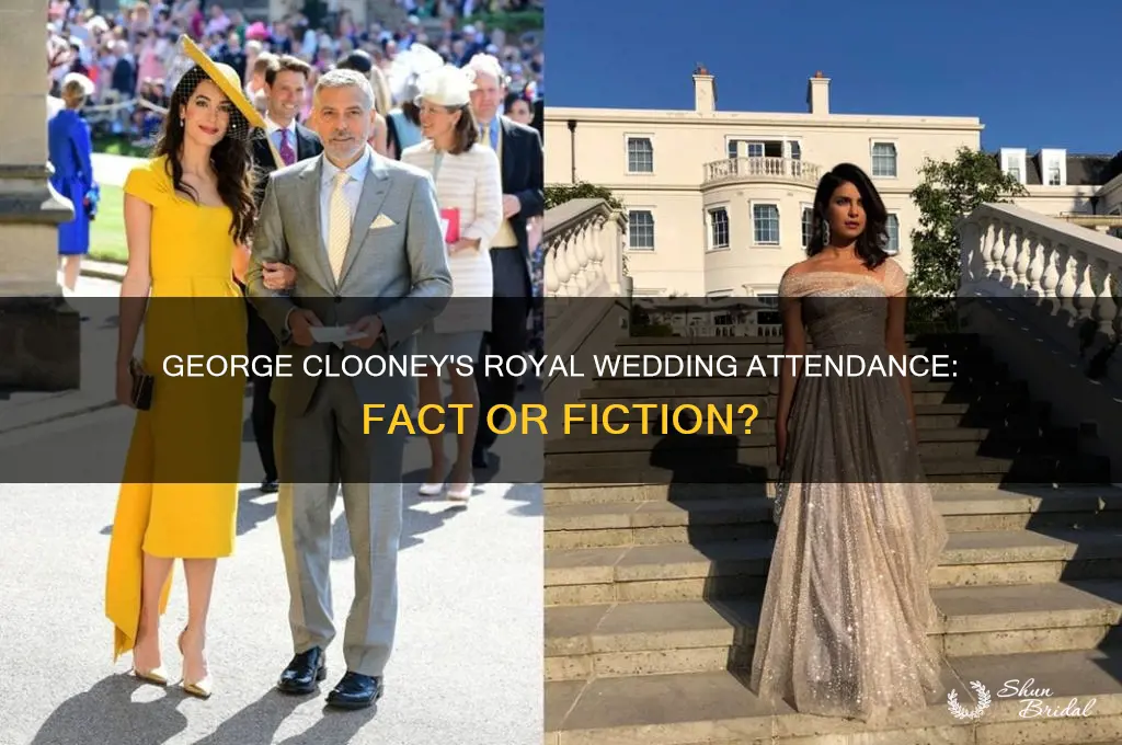 is george clooney at the royal wedding