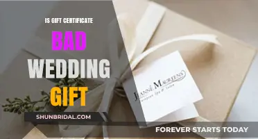 Are Gift Certificates a Thoughtless Wedding Gift Choice?