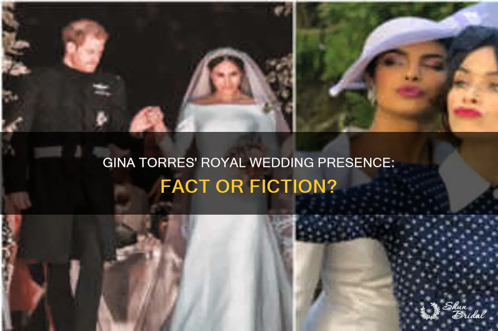 is gina torres at the royal wedding
