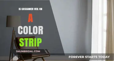 Unveiling the Mystery: Gossamer Veil on a Color Strip Explained