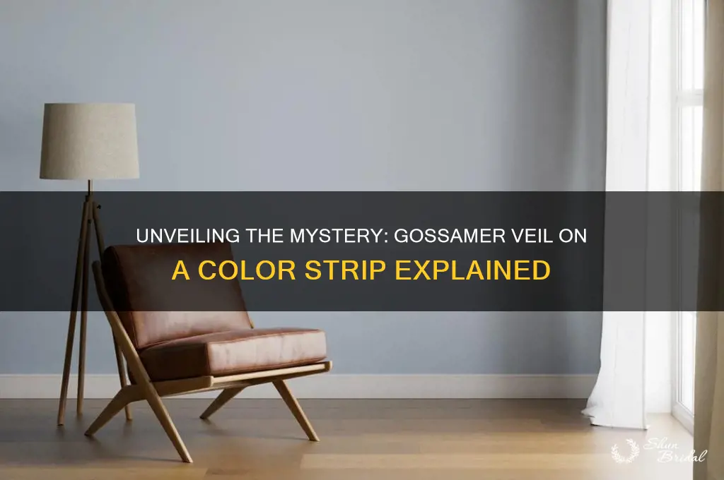 is gossamer veil on a color strip