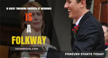 Is Throwing Birdseed at Weddings a Folkway or Trend?