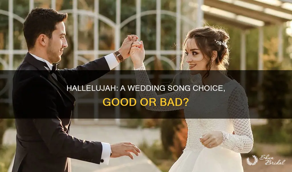 is hallelujah a good wedding song
