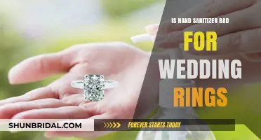 Hand Sanitizer: A Wedding Ring's Worst Enemy?