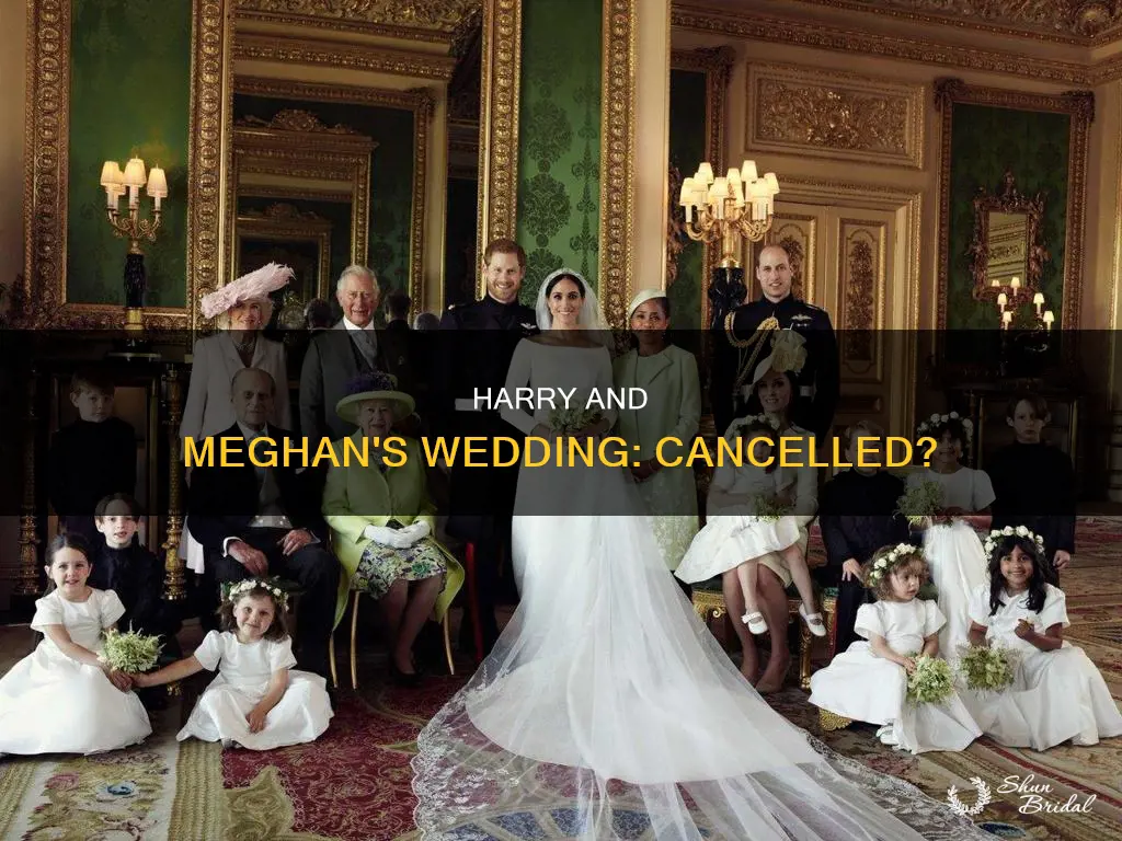 is harry and meghan wedding off