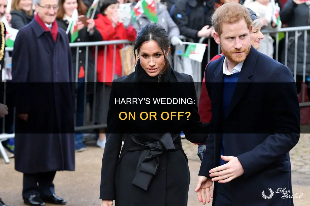 is harrys wedding called off