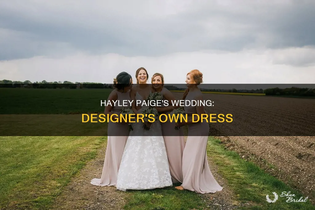 is hayley paige wedding dress designer married