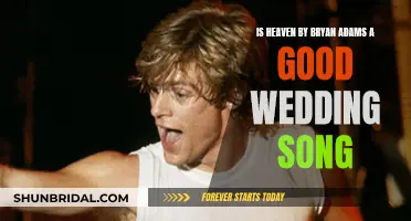 Heaven' by Bryan Adams: Perfect Wedding Song