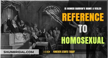Is Homer Barron's Name a Veiled Reference to Homosexuality?