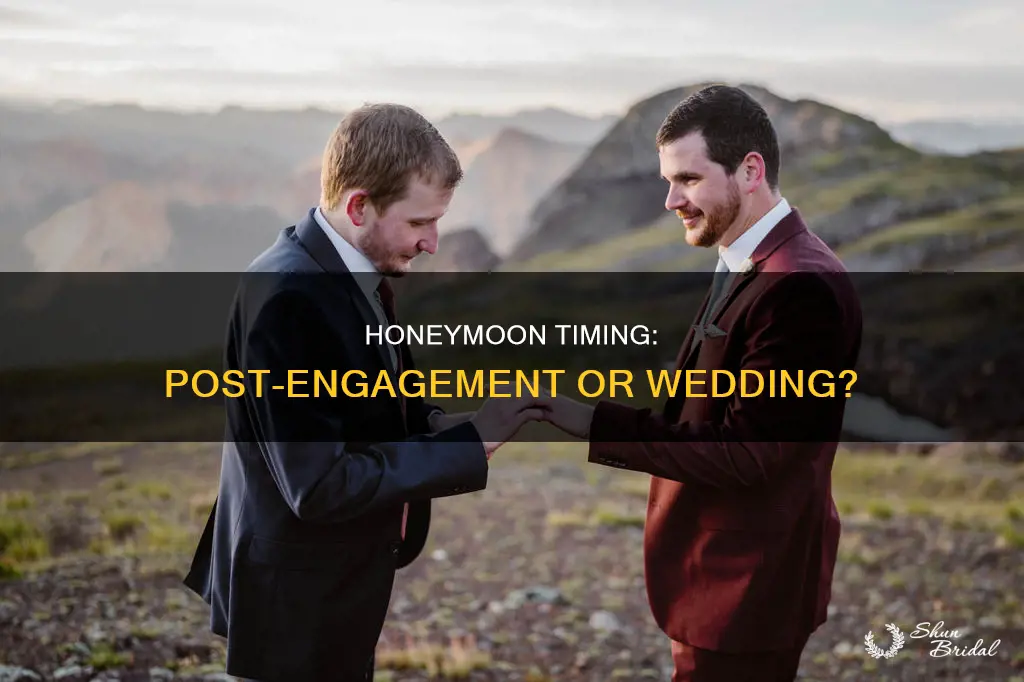 is honeymoon after engagement or wedding