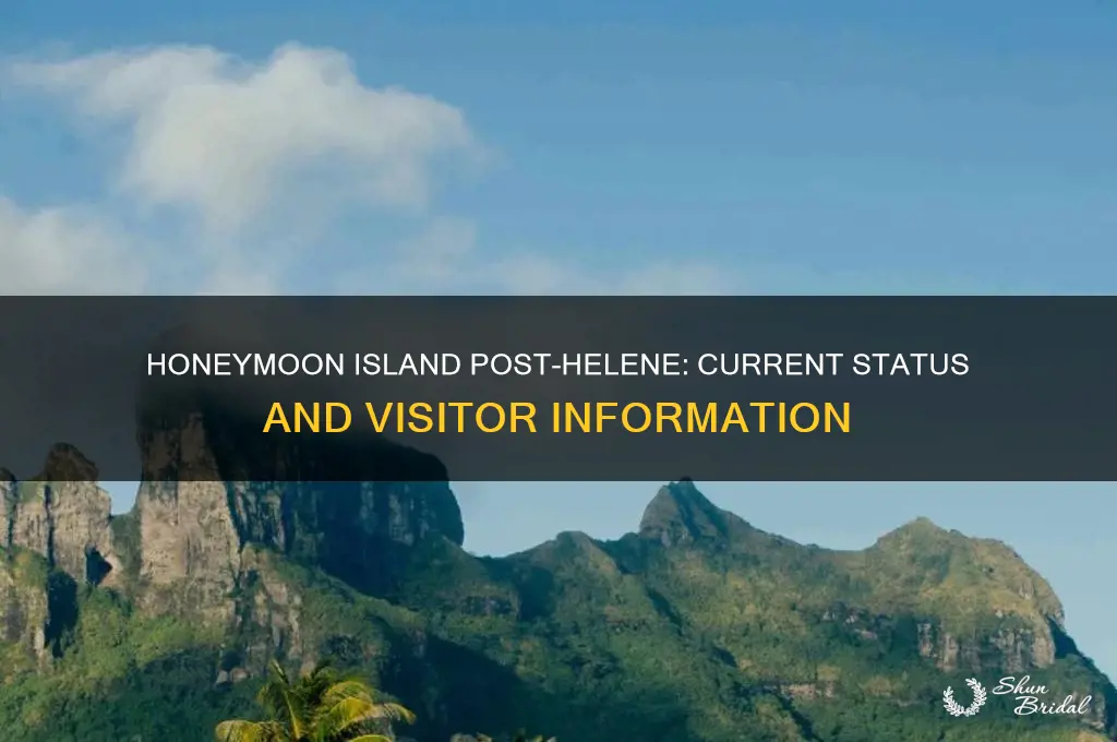 is honeymoon island open after helene