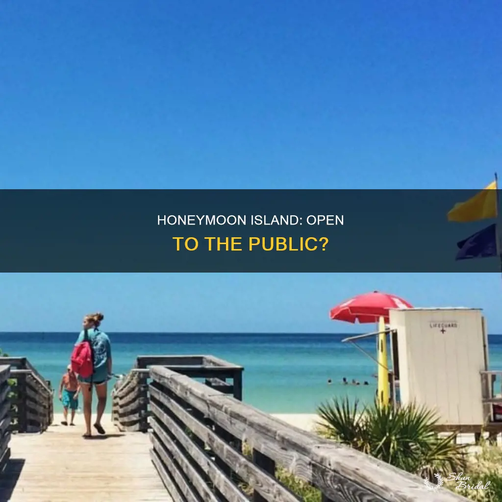 is honeymoon island open to puvlic