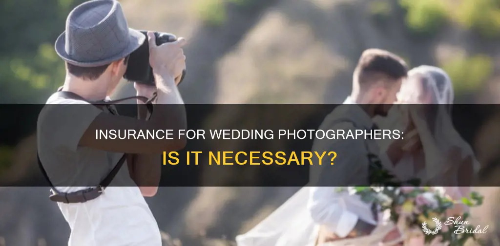 is insurance needed for a wedding photopgraher
