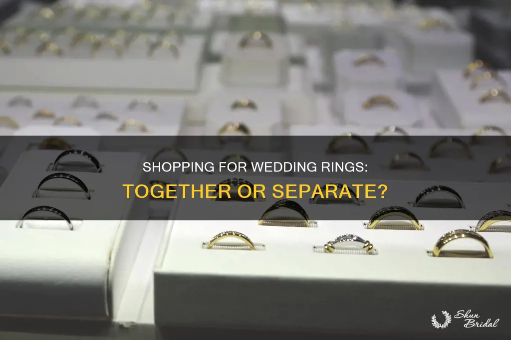 is ir weird to shop for wedding rings together