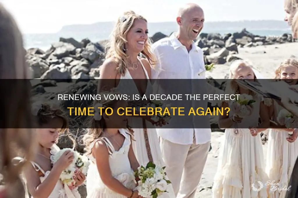 is it 10 years before renewing vows