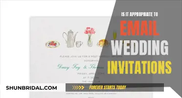 Email Wedding Invites: Appropriate or Not?