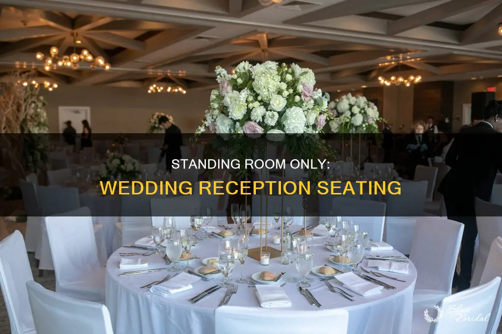 is it appropriate to have standing areas at wedding reception
