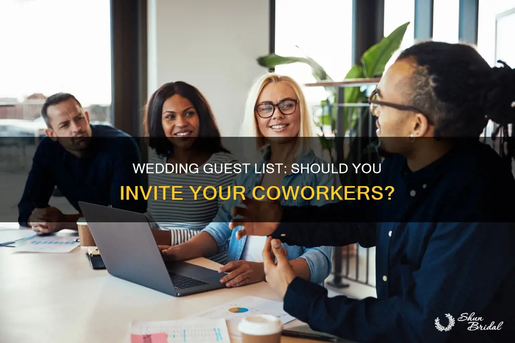 is it appropriate to invite coworkers to wedding