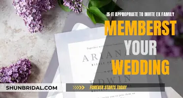 Should You Invite Ex Family to Your Wedding?