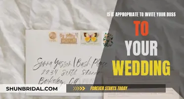 Should You Invite Your Boss to Your Wedding?