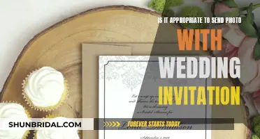 Wedding Invitation Etiquette: To Send or Not to Send Photos?