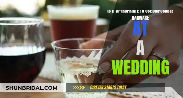 Disposable Barware: Wedding-Appropriate or Not?
