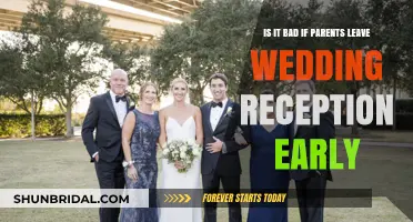 Leaving the Wedding Reception: Parent's Departure