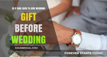 Giving Wedding Gifts Early: Superstition or Social Faux Pas?